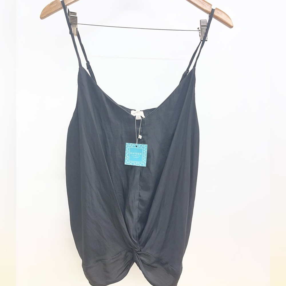 Hayden‎ Elegant Black Twist Camisole